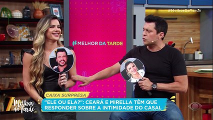 Quem é mais preguiçoso? Ceará e Mirella contam tudo |Melhor da Tarde
