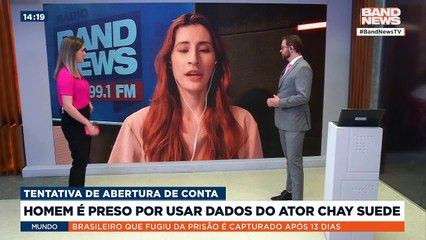 Homem é preso por usar dados do ator Chay Suede |BandNews TV