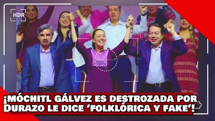 ¡VEAN! ¡Móchitl Gálvez es destrozada por Durazo le dice ‘personaje pintoresco, folklórico y fake’!