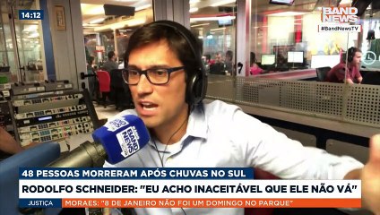Rodolfo Schneider diz que é inaceitável Lula não viajar ao Rio Grande do Sul
