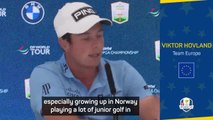 A dream come true to play a Ryder Cup in Europe - Hovland