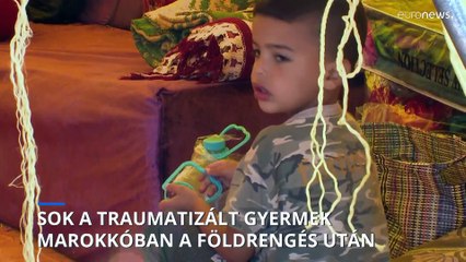Sok a traumatizált gyerek a marokkói földrengés után