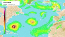 Furacão Margot atingirá indiretamente os Açores através de uma banda de precipitação, eis a sua trajetória