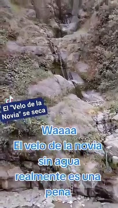 Yungas: “El Velo de la Novia” se queda sin agua y afecta a plantaciones de coca