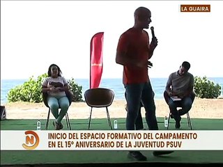 La Guaira | Inicia Campamento Formativo de la Juventud PSUV conmemorando su 15º aniversario