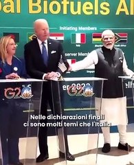 This happened during the G20 summit in India.