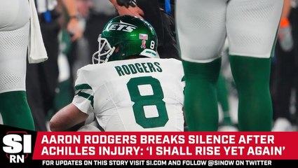 Aaron Rodgers Breaks Silence After Achilles Injury
