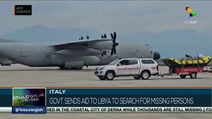 Italian government helps the people of Libya after the floods