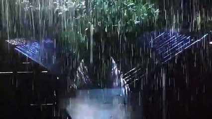 Beat Insomnia in 3 Minutes with Heavy Rain and Thunder Sounds All Night Long