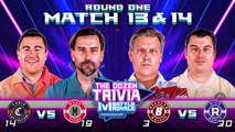 Brandon Walker vs. Rico Bosco & Mark Titus vs. Castellani (Match 13&14, Round 1 - The Dozen Trivia 1v1 Battle Royale 2023)