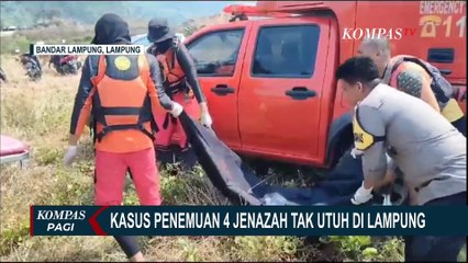 Temuan Beruntun 4 Jenazah Tak Utuh di Pantai Lampung