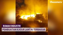 Rumah Industri Pembuatan Kasur Lantai di Paku Haji Tangerang Ludes Terbakar