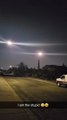Surprised Person Thinks Bright Street Light is Another Moon in Sky