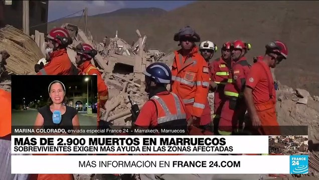 Informe desde Marrakech: con albergues saturados, sobrevivientes exigen más ayuda