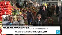 Informe desde Buenos Aires: inflación de agosto en Argentina llegó al 12,4%