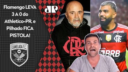 PILHADO SURTOU! "NÃO DÁ MAIS! O Flamengo é UMA CHACOTA! E o Gabigol e o Sampaoli..." 3x0 é DETONADO!