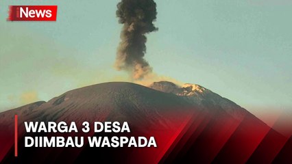 Gunung Api Ile Lewotolok Erupsi Pagi Ini, Ketinggian Kolom Abu Capai 600 Meter