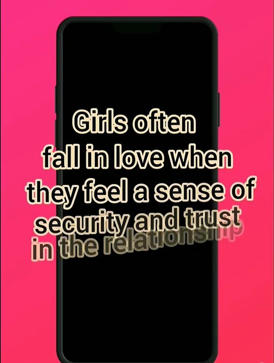 Girls feel secure