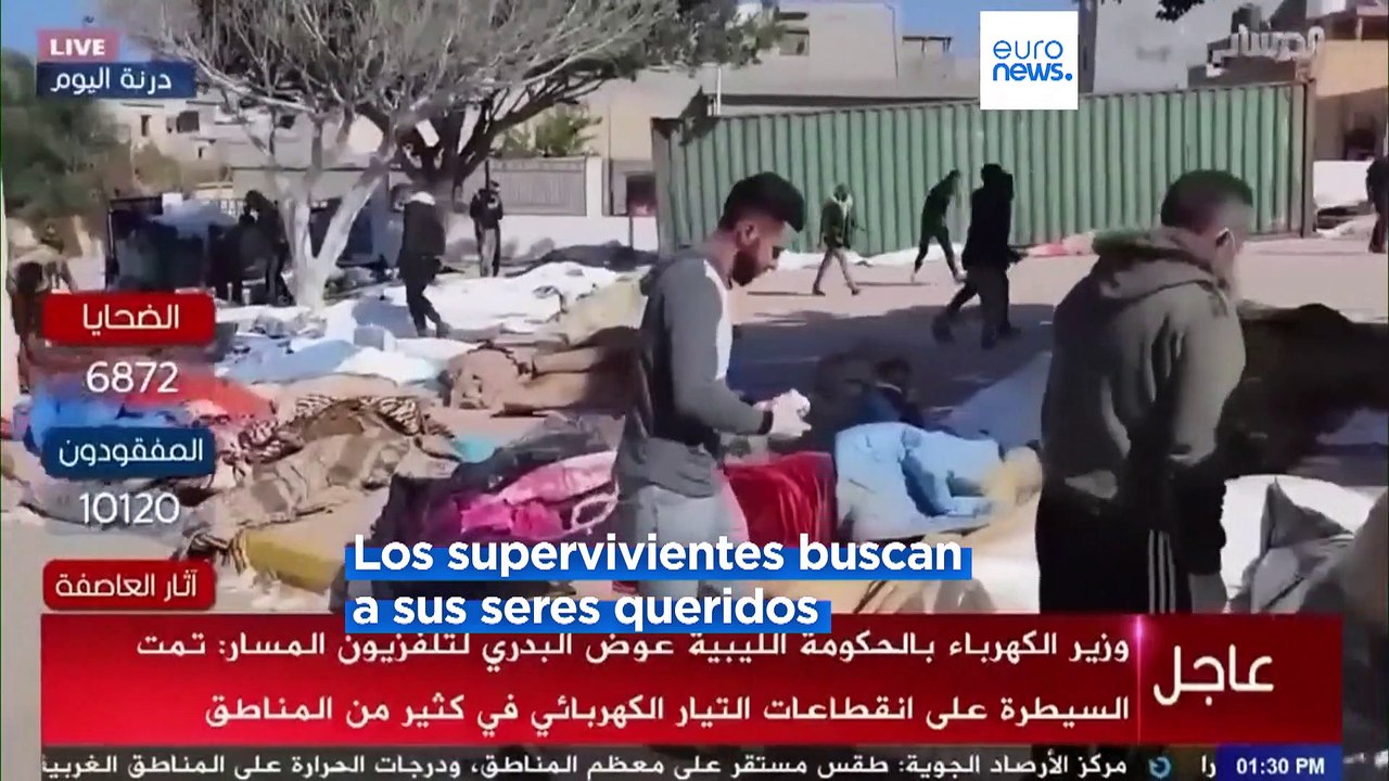 Libia | Cadáveres por todas partes en la devastada ciudad de Derna