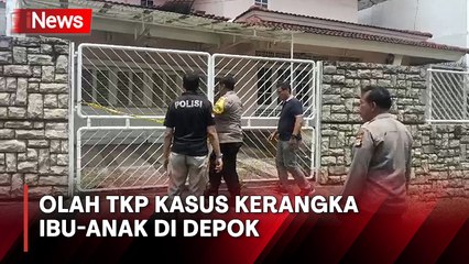 Polisi Kembali Gelar Olah TKP Kasus Kerangka Ibu-Anak di Cinere Depok