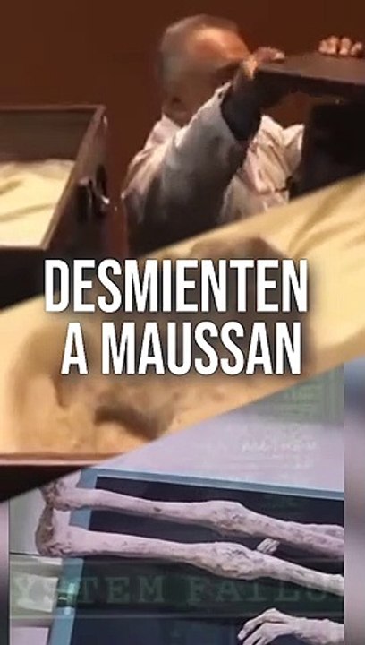 La U.N.A.M. desmintió a Maussan, tras la presen...