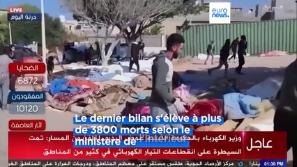 Plus de 3 800 morts en Libye après le passage du cyclone Daniel