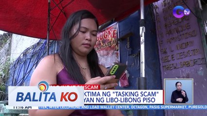 Babae, nabiktima ng "tasking scam" at natangayan ng libo-libong piso | BK