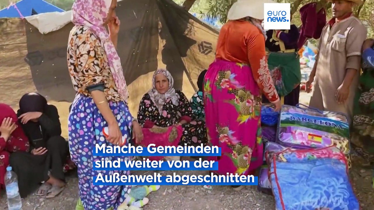 Panik durch Nachbeben in Marokko