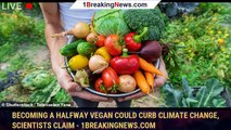 Becoming a halfway vegan could curb climate change, scientists claim - 1breakingnews.com