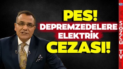 DEPREMZEDELERE KAÇAK ELEKTRİK CEZASI! Mesut Yar: Elektrik Alamadı Bu İnsanlar Aylarca