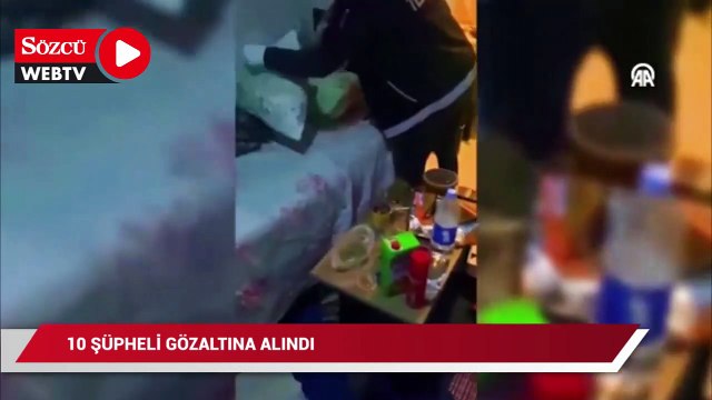 Uyuşturucu operasyonunda 10 şüpheli gözaltına alındı