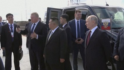 Le dirigeant nord-coréen Kim Jong Un prône un grand rapprochement avec Moscou lors de sa rencontre avec Poutine