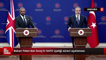 Bakan Fidan'dan İsveç'in NATO üyeliği süreci açıklaması