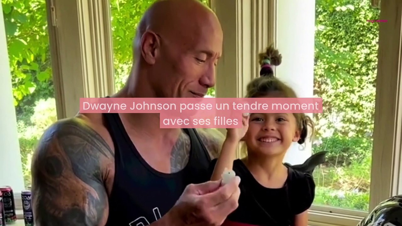 The Rock passe un tendre moment avec ses filles