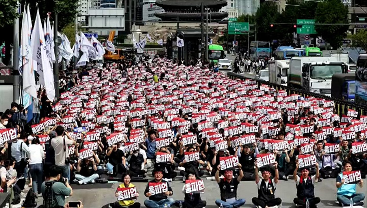 [사진구성] 전국철도노동조합 파업 돌입 外