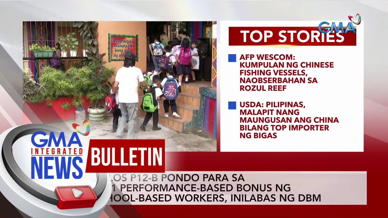 Halos P12-B pondo para sa 2021 performance-based bonus ng school-based workers, inilabas ng DBM  | GMA Integrated News Bulletin