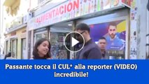 Succede durante una notizia in diretta dalla Spagna(VIDEO)