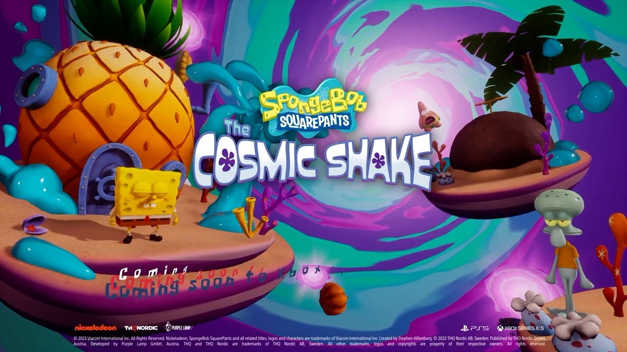 SpongeBob SquarePants The Cosmic Shake Official Announcement Trailer ...