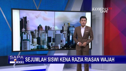 Kena Razia, Sejumlah Siswi SMA Pasrah saat Dihapus Riasan Wajahnya oleh Guru