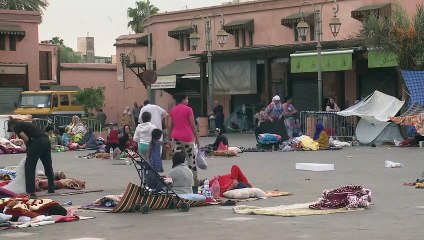 Descargar video: ضحايا زلزال المغرب ينامون في العراء