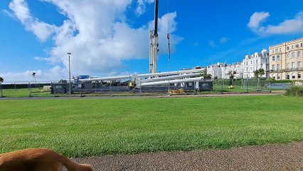 Construction ends to bring down the Big Wheel in Eastbourne