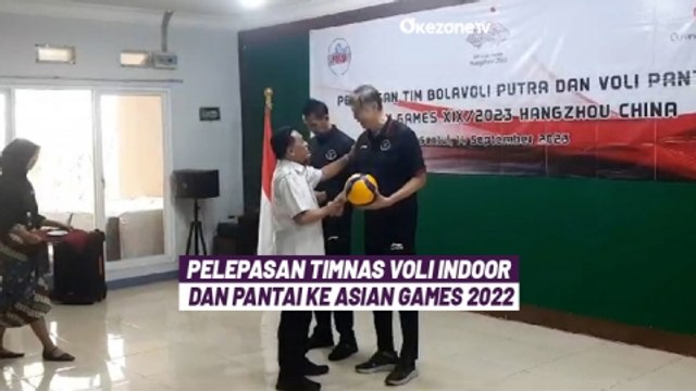 Lepas Timnas Voli Indoor dan Pantai, Ketum PBVSI Sebut Siap Tampil Maksimal di Asian Games 2022