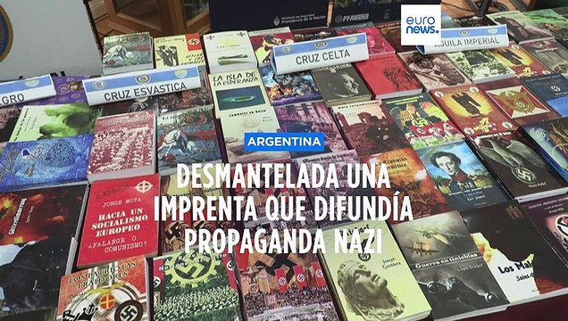 Argentina | Incautación histórica de libros y publicaciones nazis