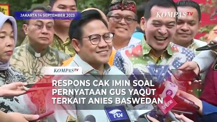 Respons Cak Imin soal Pernyataan Gus Yaqut Terkait Pilih Pasangan Amin adalah Bidah