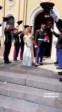 Leur frère Michaël a épousé en effet sa bien-aimée religieusement.Michaël Ducruet a épousé sa femme Coralie pour la deuxième fois.