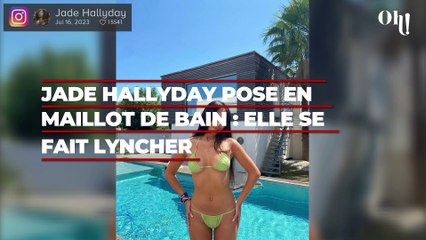 Jade Hallyday pose en maillot de bain : elle se fait lyncher par les fans de Johnny