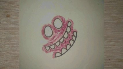 How to draw Monster window -Roblox Doors