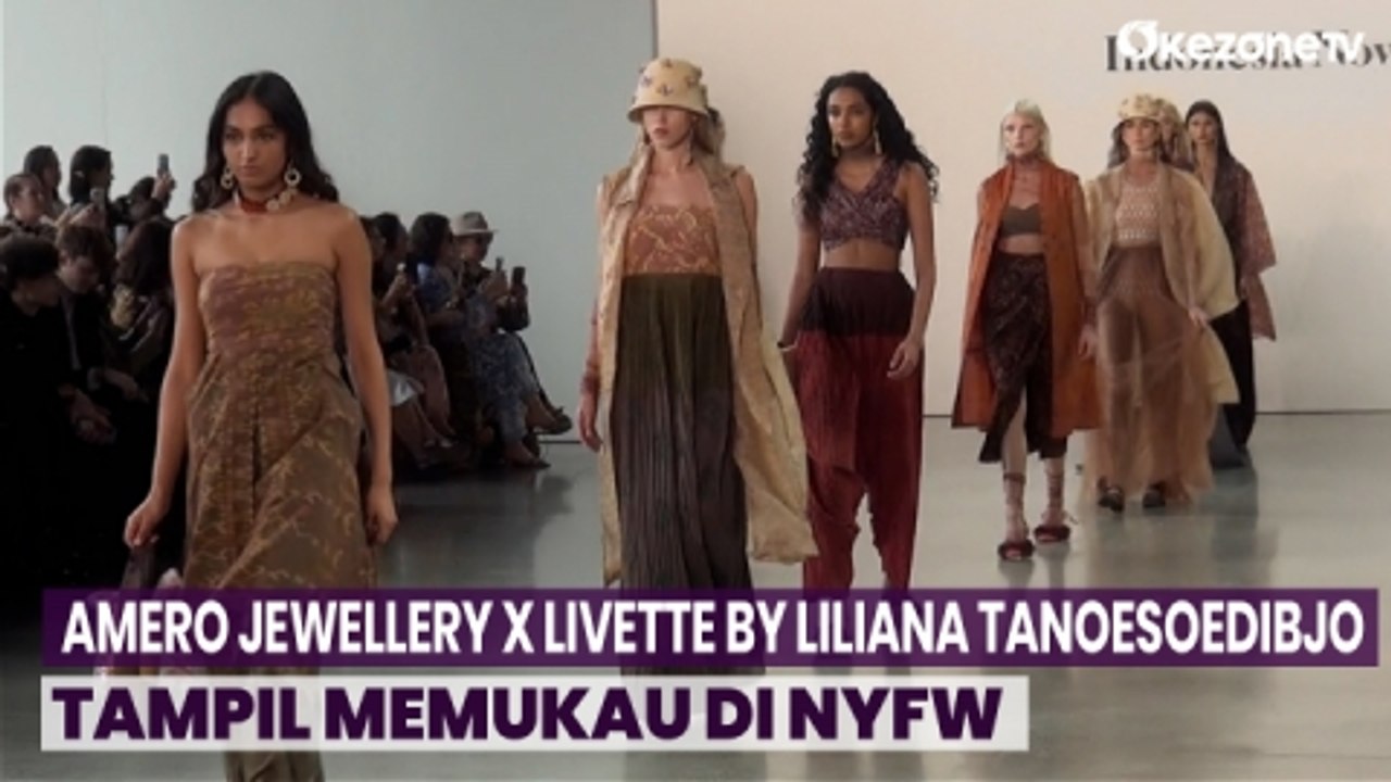 Kolaborasi AMERO Jewellery X Livette by Liliana Tanoesoedibjo Sukses Memukau di New York Fashion Week