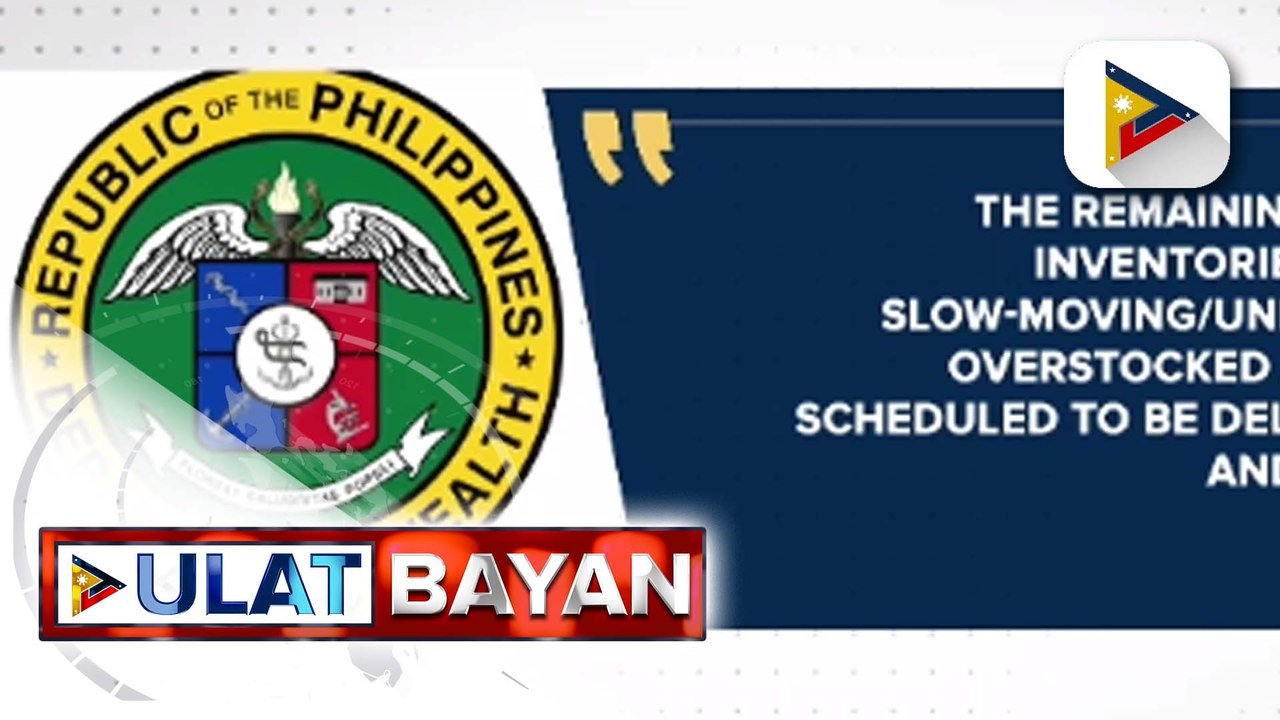 DOH, may paglilinaw sa puna ng COA sa umano'y mga expired at hindi nagamit na gamot