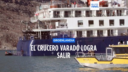 Groenlandia | Fracasa el crucero Ocean Explorer en el tercer intento que ha hecho para liberarse